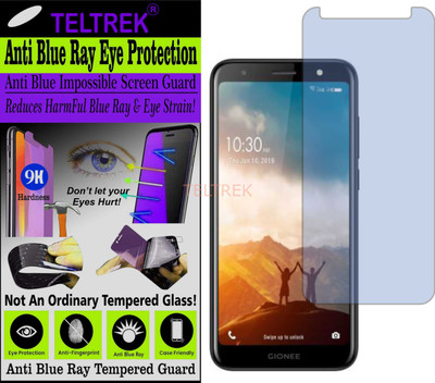 TELTREK Tempered Glass Guard for GIONEE F205 PRO (Impossible UV AntiBlue Light)(Pack of 1)