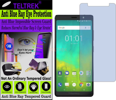 TELTREK Tempered Glass Guard for BLACKBERRY EVOLVE (Impossible UV AntiBlue Light)(Pack of 1)