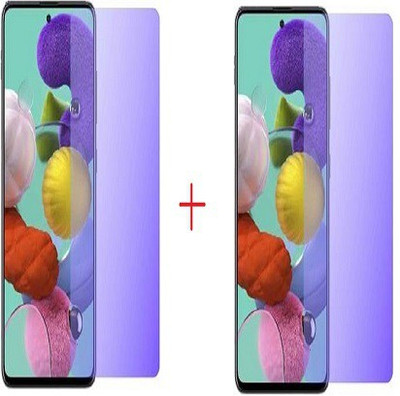 NIMMIKA ENTERPRISES Tempered Glass Guard for infinix zero x pro anti blue tempered glass(Pack of 2)