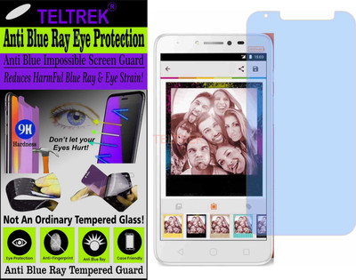 TELTREK Tempered Glass Guard for ALCATEL PIXI 4 PLUS POWER (Impossible UV AntiBlue Light)(Pack of 1)