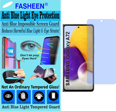Fasheen Tempered Glass Guard for SAMSUNG A72 5G (Impossible UV AntiBlue Light)(Pack of 1)