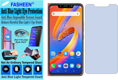Fasheen Tempered Glass Guard for TECNO SPARK 3 1GB (Impossible UV AntiBlue Light)(Pack of 1)