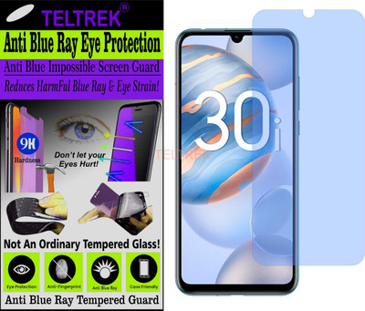 TELTREK Tempered Glass Guard for HONOR 30 I (Impossible UV AntiBlue Light)(Pack of 1)