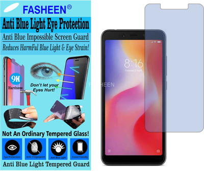 Fasheen Tempered Glass Guard for REDMI 6A (Impossible UV AntiBlue Light)(Pack of 1)