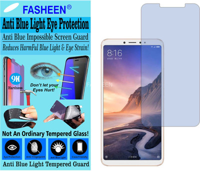 Fasheen Tempered Glass Guard for XIAOMI MI MAX 3 (Impossible UV AntiBlue Light)(Pack of 1)