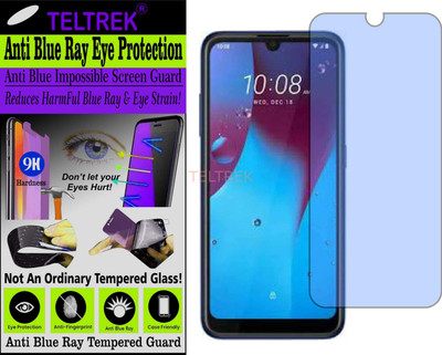TELTREK Tempered Glass Guard for HTC WILDFIRE E1 PLUS (Impossible UV AntiBlue Light)(Pack of 1)