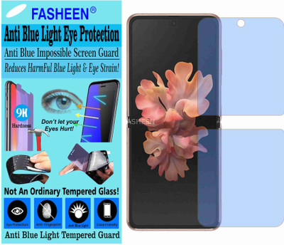 Fasheen Tempered Glass Guard for SAMSUNG Z FLIP 5G (Impossible UV AntiBlue Light)(Pack of 1)