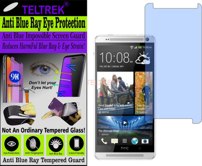 TELTREK Tempered Glass Guard for HTC ONE MAX 16GB (Impossible UV AntiBlue Light)(Pack of 1)