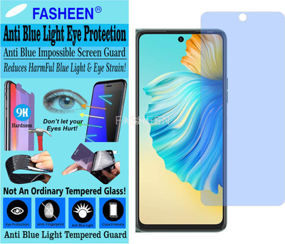 Fasheen Tempered Glass Guard for TECNO CG7 (Impossible UV AntiBlue Light)(Pack of 1)