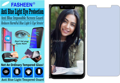 Fasheen Tempered Glass Guard for TECNO CAMON I AIR 2 PLUS (Impossible UV AntiBlue Light)(Pack of 1)