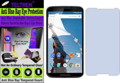 TELTREK Tempered Glass Guard for GOOGLE NEXUS 6 (Impossible UV AntiBlue Light)(Pack of 1)