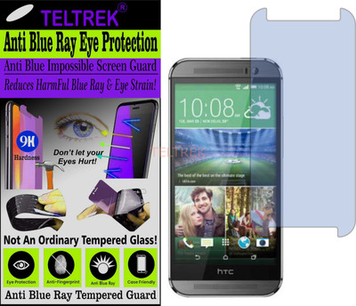 TELTREK Tempered Glass Guard for HTC ONE M8 EYE (Impossible UV AntiBlue Light)(Pack of 1)