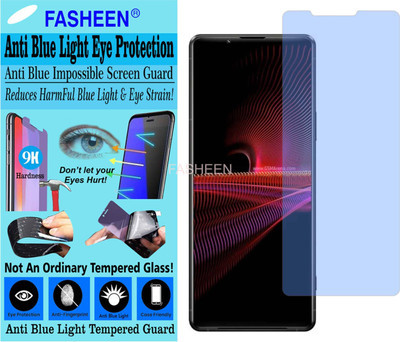 Fasheen Tempered Glass Guard for SONY XPERIA 1 III (Impossible UV AntiBlue Light)(Pack of 1)