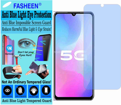 Fasheen Tempered Glass Guard for VIVO Y73S (Impossible UV AntiBlue Light)(Pack of 1)