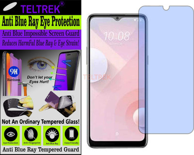 TELTREK Tempered Glass Guard for HTC DESIRE 20 PLUS (Impossible UV AntiBlue Light)(Pack of 1)
