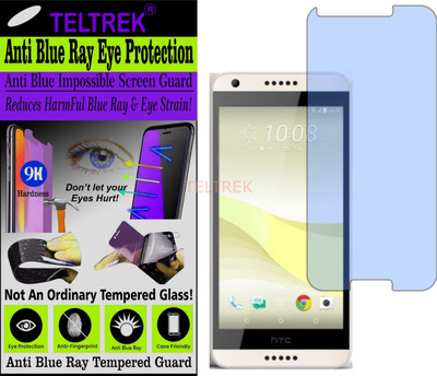 TELTREK Tempered Glass Guard for HTC DESIRE 650 (Impossible UV AntiBlue Light)(Pack of 1)