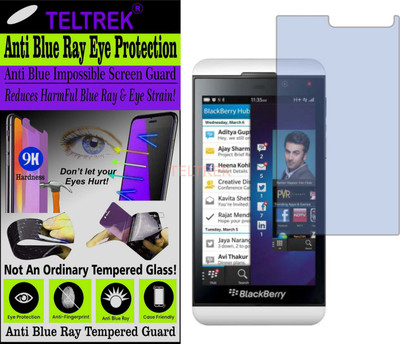 TELTREK Tempered Glass Guard for BLACKBERRY Z10 (Impossible UV AntiBlue Light)(Pack of 1)