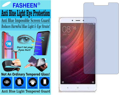 Fasheen Tempered Glass Guard for MI REDMI NOTE 4X HIGH (Impossible UV AntiBlue Light)(Pack of 1)