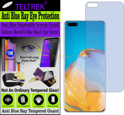 TELTREK Tempered Glass Guard for HUAWEI HONOR P40 PRO (Impossible UV AntiBlue Light)(Pack of 1)