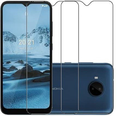 Bodoma Tempered Glass Guard for Nokia C20 Plus Pack Of 2(Pack of 2)