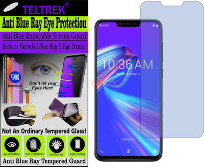 TELTREK Tempered Glass Guard for ASUS ZENFONE MAX M2 (Impossible UV AntiBlue Light)(Pack of 1)