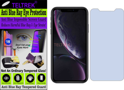 TELTREK Tempered Glass Guard for I PHONE XR (Impossible UV AntiBlue Light)(Pack of 1)