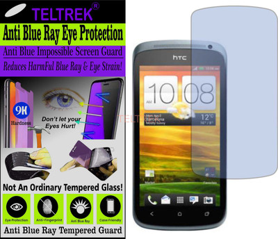 TELTREK Tempered Glass Guard for HTC ONE S (Impossible UV AntiBlue Light)(Pack of 1)