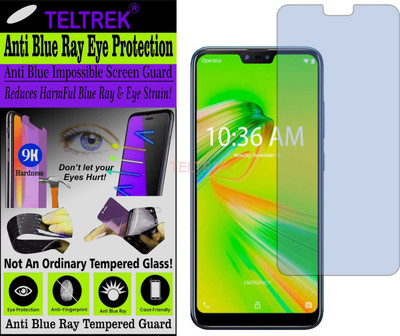 TELTREK Tempered Glass Guard for ASUS ZENFONE MAX PLUS M2 (Impossible UV AntiBlue Light)(Pack of 1)
