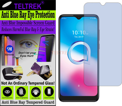 TELTREK Tempered Glass Guard for ALCATEL 3L 2020 (Impossible UV AntiBlue Light)(Pack of 1)