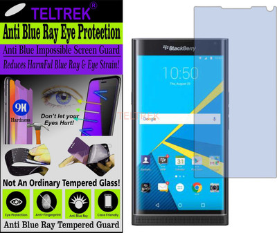 TELTREK Tempered Glass Guard for BLACKBERRY PRIV (Impossible UV AntiBlue Light)(Pack of 1)