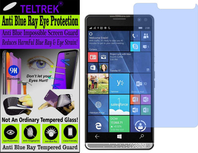 TELTREK Tempered Glass Guard for HP ELITE X3 (Impossible UV AntiBlue Light)(Pack of 1)