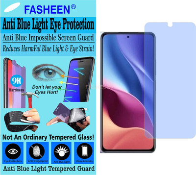 Fasheen Tempered Glass Guard for XIAOMI POCO F3 M2012K11AG (Impossible UV AntiBlue Light)(Pack of 1)