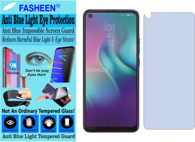 Fasheen Tempered Glass Guard for TECNO 12 AIR (Impossible UV AntiBlue Light)(Pack of 1)