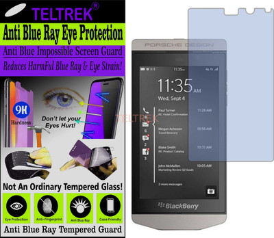 TELTREK Tempered Glass Guard for BLACKBERRY PORSCHE DESIGN P9982 (Impossible UV AntiBlue Light)(Pack of 1)