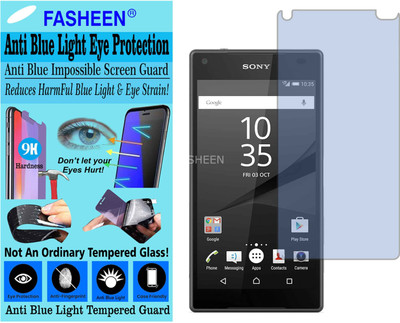 Fasheen Tempered Glass Guard for SONY XPERIA Z5 COMPACT (Impossible UV AntiBlue Light)(Pack of 1)