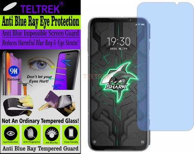 TELTREK Tempered Glass Guard for XIAOMI REDMI BLACK SHARK 3 PRO (Impossible UV AntiBlue Light)(Pack of 1)
