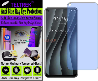 TELTREK Tempered Glass Guard for HTC DESIRE 20 PRO (Impossible UV AntiBlue Light)(Pack of 1)