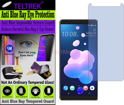 TELTREK Tempered Glass Guard for HTC U12 PLUS (Impossible UV AntiBlue Light)(Pack of 1)