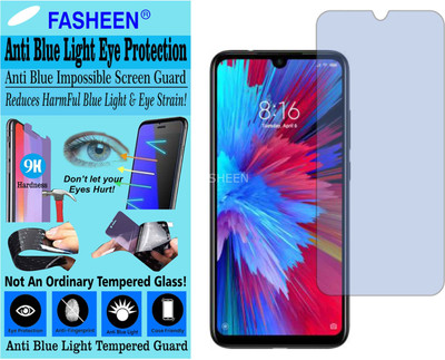 Fasheen Tempered Glass Guard for MI REDMI NOTE 7 (Impossible UV AntiBlue Light)(Pack of 1)