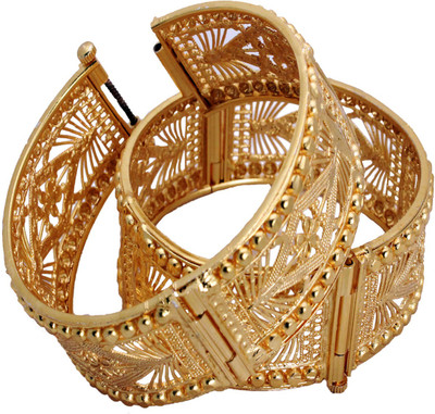 piah fashion Brass Gold-plated Bangle