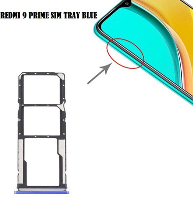 WowMax Sim Card Tray(Compatible With Redmi 9 Prime, BLUE)