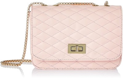 Fargo Pink Sling Bag Women's Leatherette Sling Bag (Pink) (Pink_EVS-123