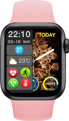 Time Up BT Music,Call,WaterProof Fitness&Health Smartwatch(Black Strap, M)