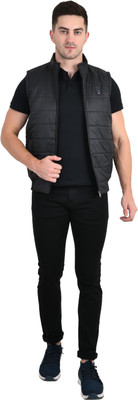 LAZYWEAR Sleeveless Solid Men Jacket