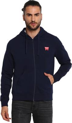 Wrangler full sleeve top solid men's sweatshirt