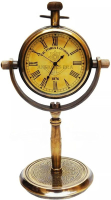 Piru Analog Brown Clock