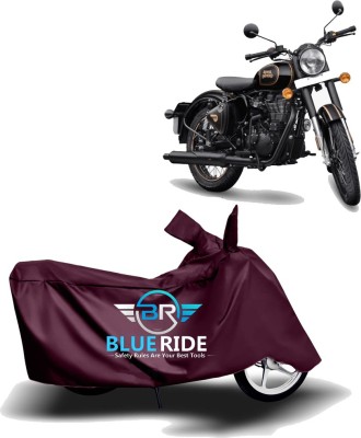 BLUERIDE Two Wheeler Cover for Royal Enfield(Bullet 500, Maroon)