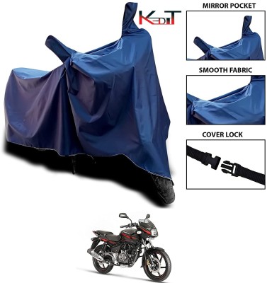 KEDIT Two Wheeler Cover for Bajaj(Pulsar 180 DTS-i, Blue)