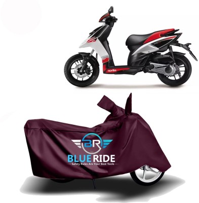 BLUERIDE Two Wheeler Cover for Aprilia(SR 150, Maroon)