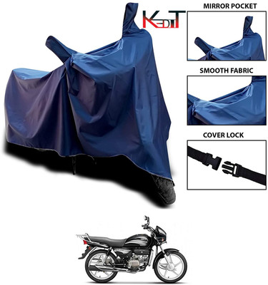 KEDIT Waterproof Two Wheeler Cover for Hero(Splendor Plus, Blue)